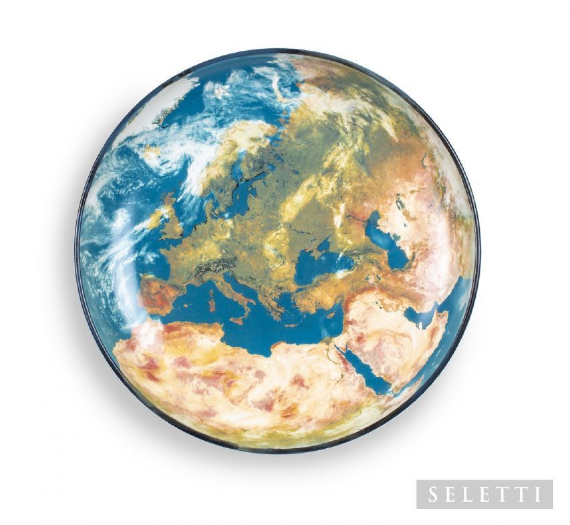 Earth - Europe Dinner plate Teller Seletti